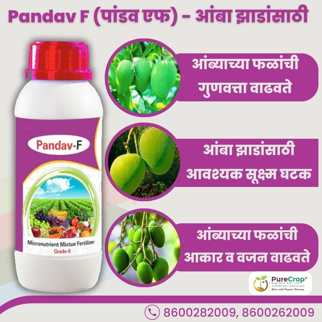 Pandav F Micronutrient Mixture Fertilizer Grade II – Essential Plant Nutrition for Optimal Growth" This title highlights the key product features (micronutrient mixture and fertilizer grade) while emphasizing its role in enhancing plant growth.